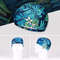 Waterproof Leaf Print Swimming Cap With Ear Protection And Non Slip Design For Adults 3