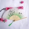 Folding Hand Fan With Tassel Retro Chinese Style Bamboo And Cloth Fan 9