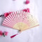Folding Hand Fan With Tassel Retro Chinese Style Bamboo And Cloth Fan 7