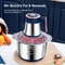 5L Electric Meat Grinder And Food Processor Stainless Steel Five Speed Chopper 2