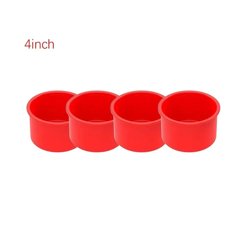 Round Silicone Cake Mold Pan Nonstick Reusable Baking Tray For Kitchen Baking 6