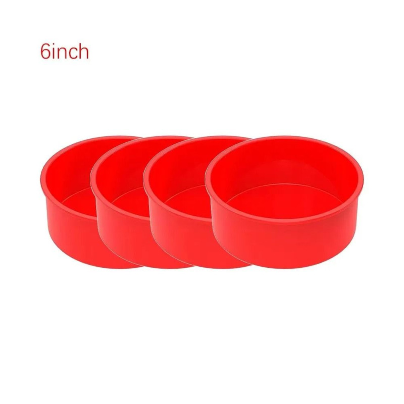 Round Silicone Cake Mold Pan Nonstick Reusable Baking Tray For Kitchen Baking 13
