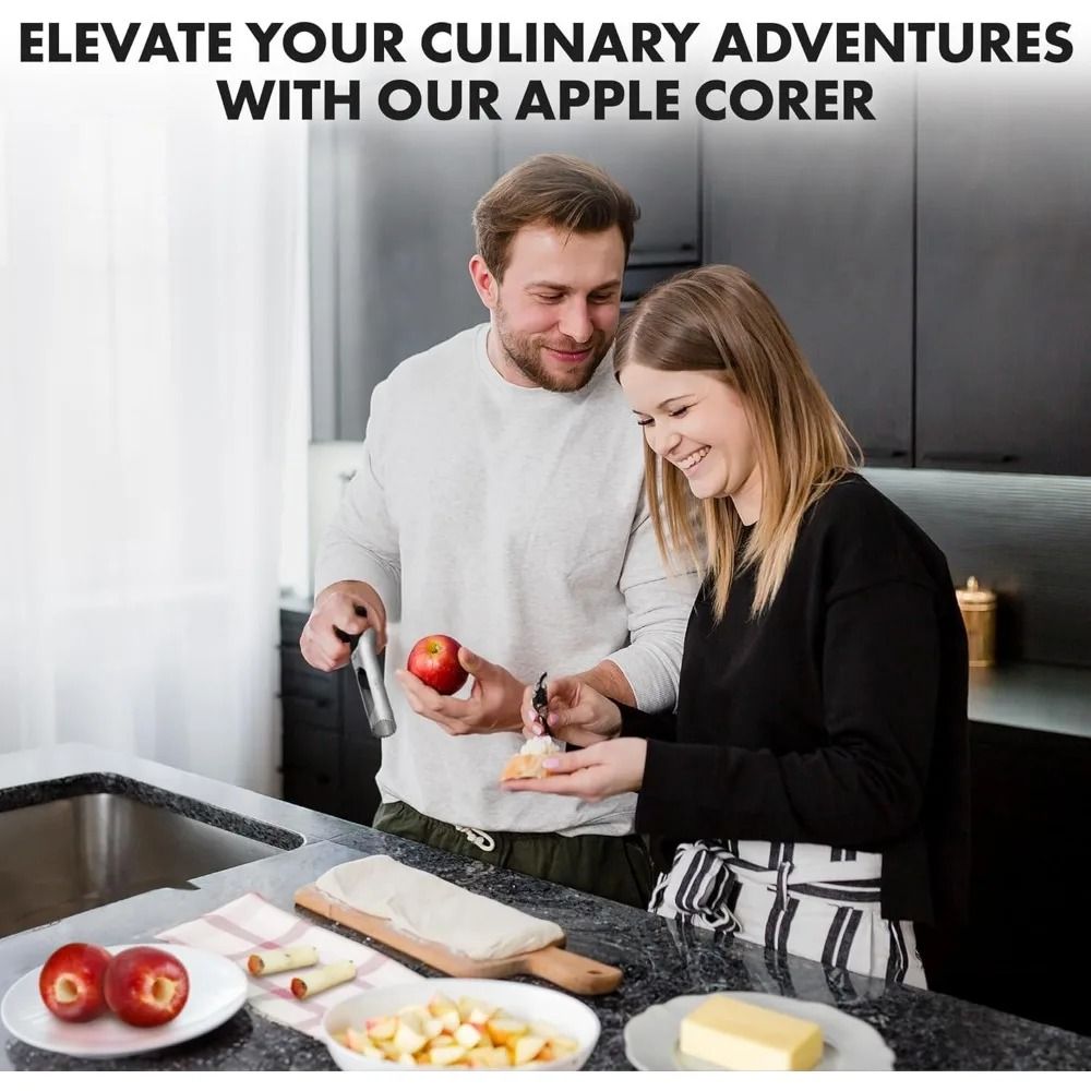 Apple Corer Tool Easy To Use Sharp Serrated Blade Apple Core Remover For Kitchen 3