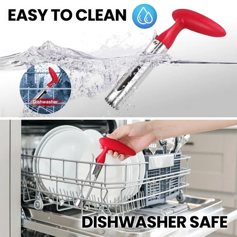 Apple Corer Tool Easy To Use Sharp Serrated Blade Apple Core Remover For Kitchen 5