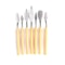 7 Piece Mini Palette Knife Set For Painting Baking And Clay Sculpting 8