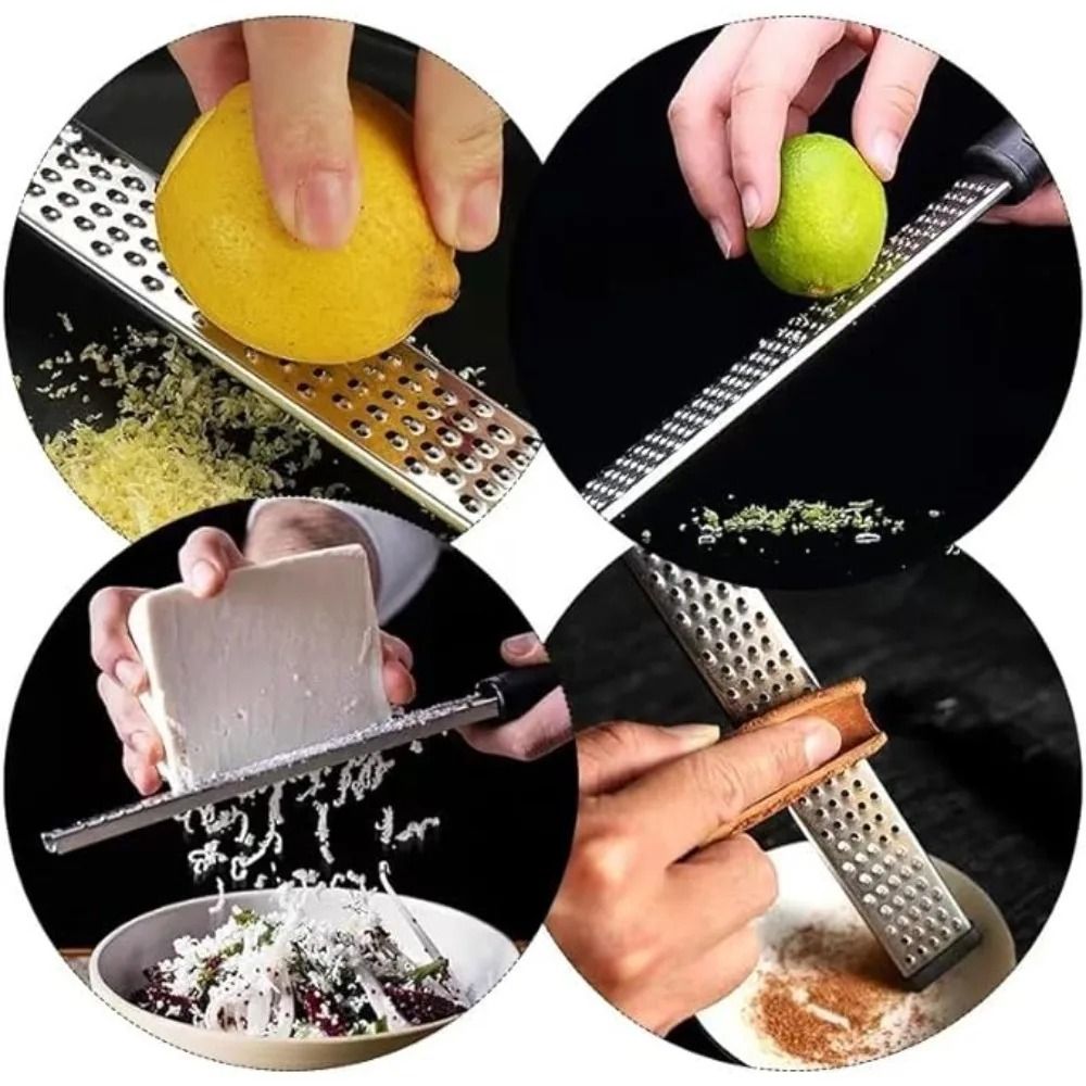 Stainless Steel Lemon Zester Tool For Cheese Lemon Vegetables And Chocolate 1