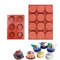 Silicone Cookie Moulds Heat Resistant Cylinder Chocolate Cover Cookie Mold For Muffins Cupcakes And 2