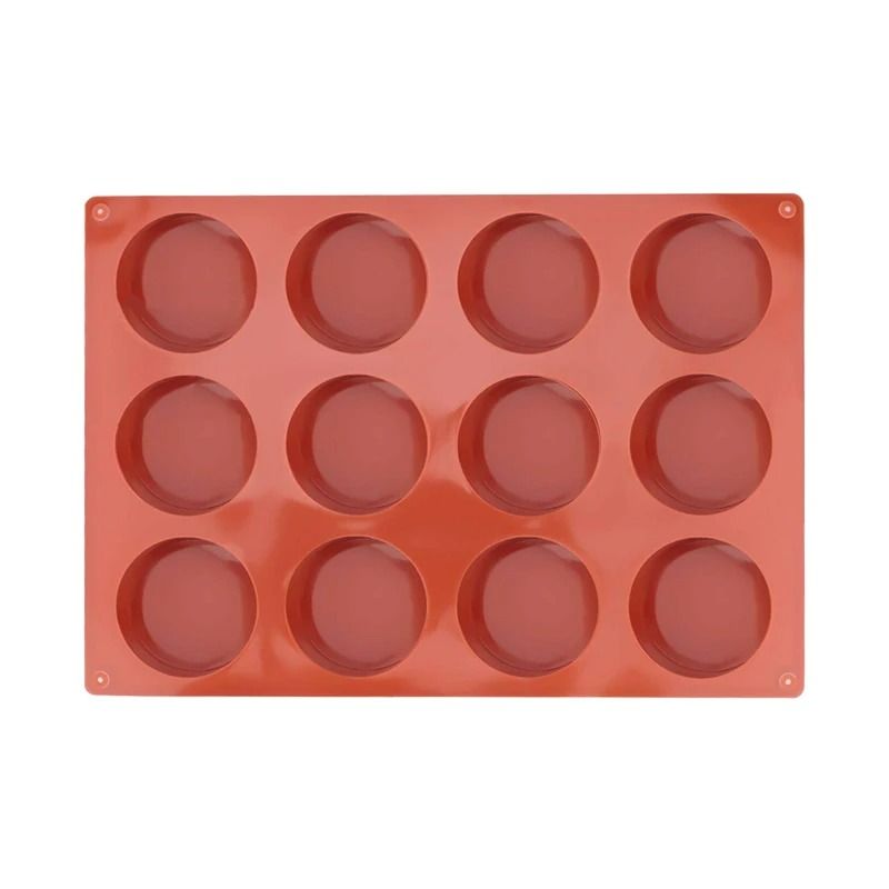 Silicone Cookie Moulds Heat Resistant Cylinder Chocolate Cover Cookie Mold For Muffins Cupcakes And 5