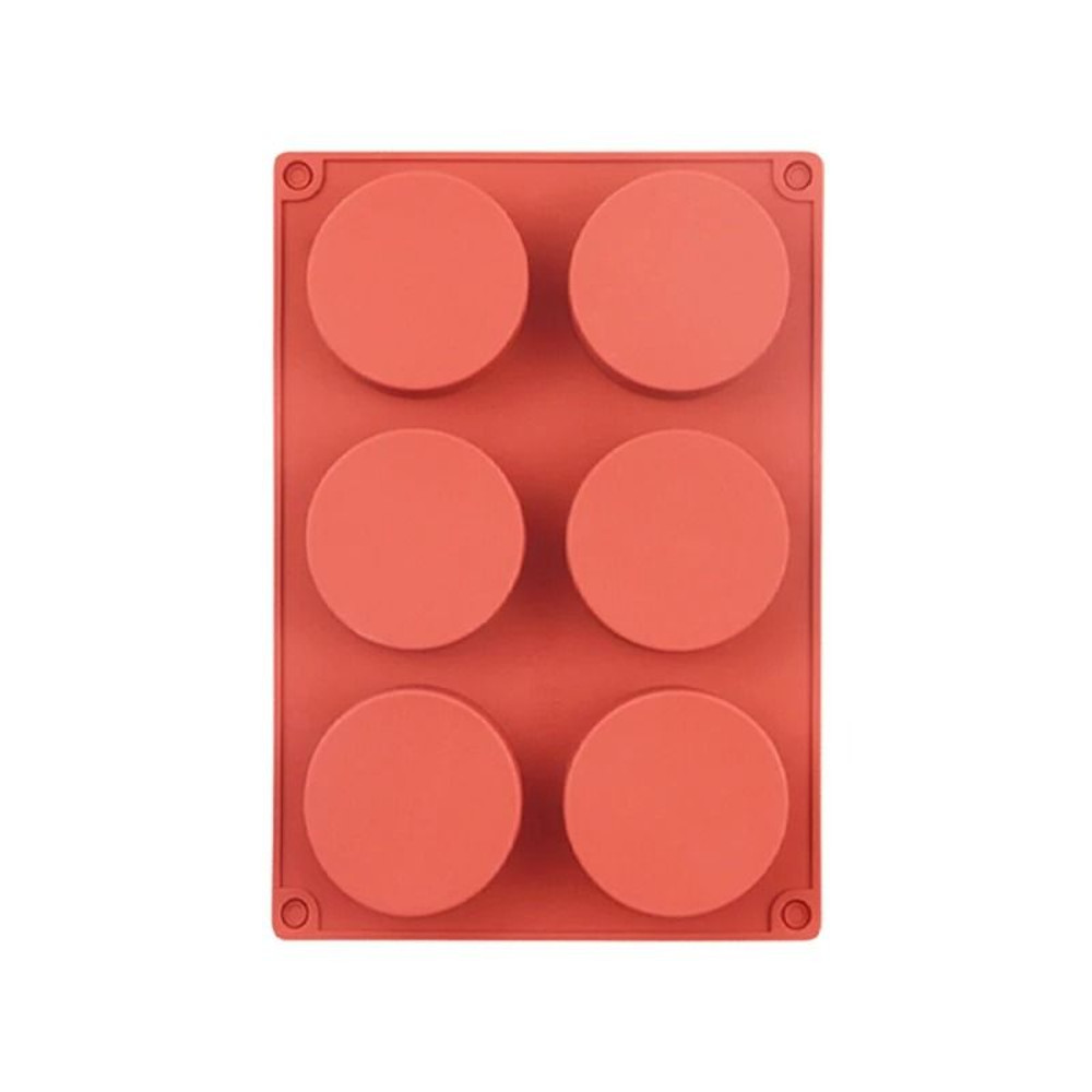 Silicone Cookie Moulds Heat Resistant Cylinder Chocolate Cover Cookie Mold For Muffins Cupcakes And 6