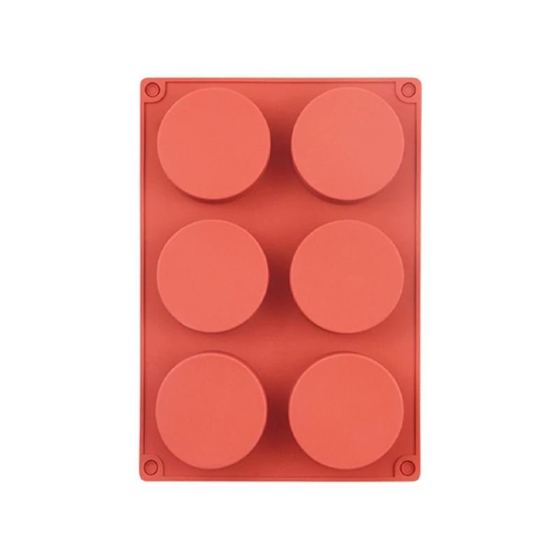 Silicone Cookie Moulds Heat Resistant Cylinder Chocolate Cover Cookie Mold For Muffins Cupcakes And 6