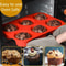 Silicone Jumbo Muffin Pan 6 Cup Large Muffin Pan For Cupcakes Popovers Cheesecake Bites 3