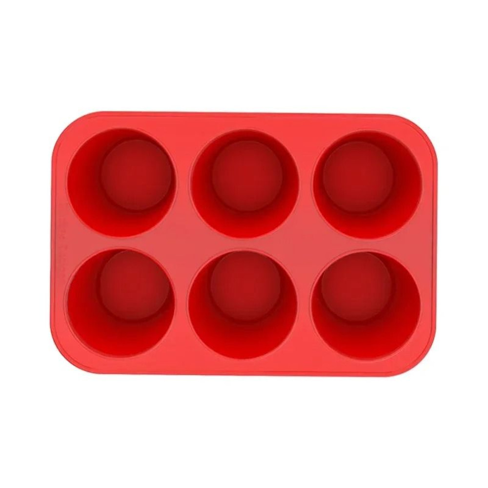 Silicone Jumbo Muffin Pan 6 Cup Large Muffin Pan For Cupcakes Popovers Cheesecake Bites 6