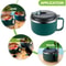 Stainless Steel Noodle Bowl Set With Handle And Lid 1L 3