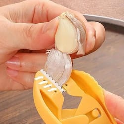 effortlessly peel garlic with our ergonomic garlic skin remover clips. no nail damage or lingering odors. sturdy constru