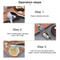 Garlic Press Manual Garlic Crusher With Ergonomic Handle For Easy Mincing 4