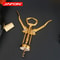 Dark Gold Wine Opener Wing Corkscrew With Bottle Opener 2