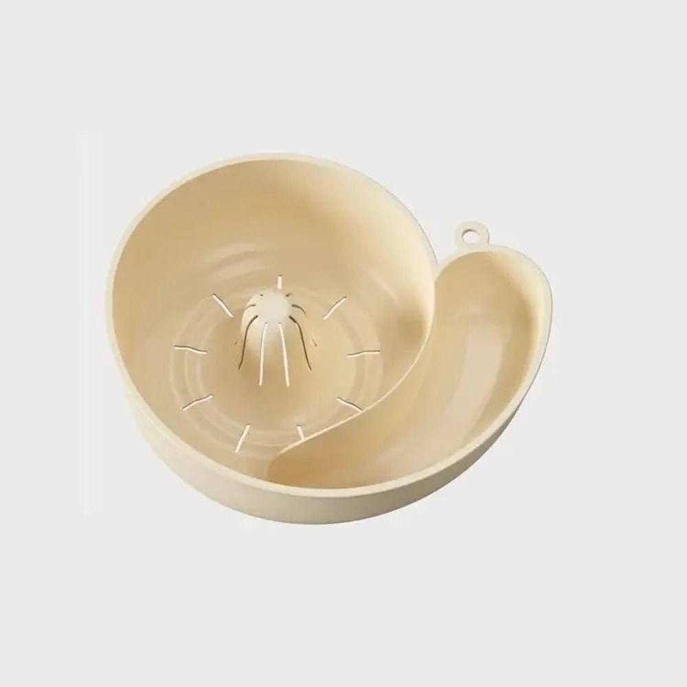 2 In 1 Snail Drain Automatic Cleaning Basket Fruit Plate Filter 7