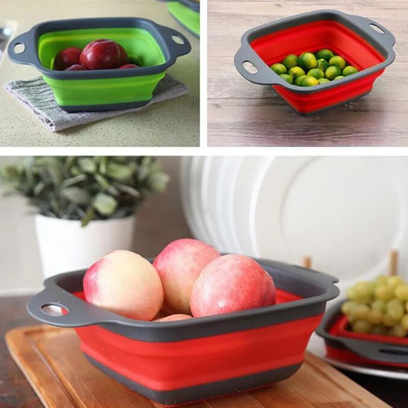 Transform Your Kitchen With Space Saving Foldable Strainers 3