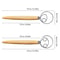 Danish Dough Whisk Stainless Steel Hand Mixer With Wooden Handle 4