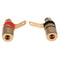 Gold Plated Amplifier Speaker Terminal Binding Post Set For 4mm Banana Plugs 2