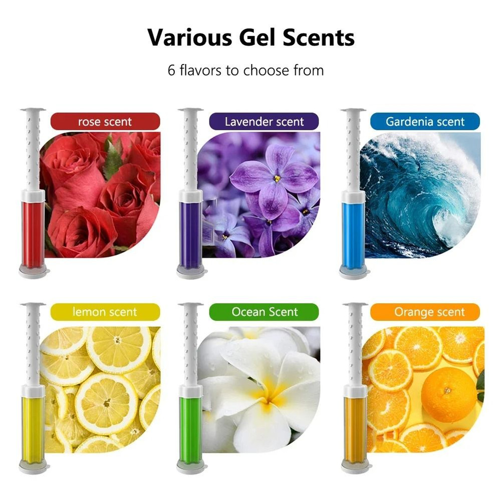 Toilet Cleaner Gel Deodorant 2 Pack Toilet Gel Air Freshener Bathroom Fragrance Cleaner 2