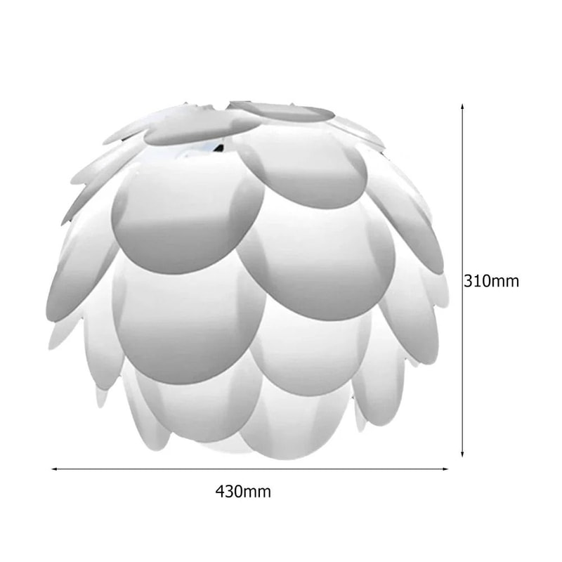 Nordic Modern Lotus Flower Lampshade Plastic Lamp Cover For Ceiling Light And Hanging Lamps 9