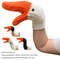 Creative Goose Shape Knitting Gloves Unisex Cartoon Swan Mittens Full Finger Winter Warm Gloves 0