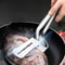 Steel Steak Clamp Food Bread Meat Clip Tongs Tool Shovel Clamp For Cooking Fried BBQ 1
