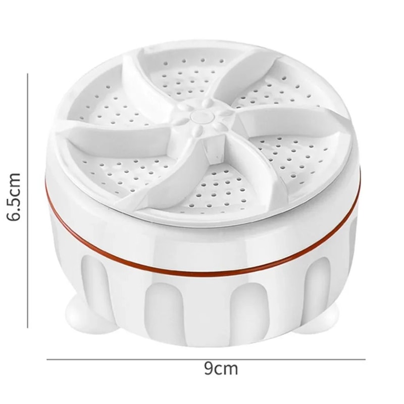 USB Travel Washer Turbine Machine Ultrasonic Bubble Mini Washer For Socks Underwear And Dishes 6