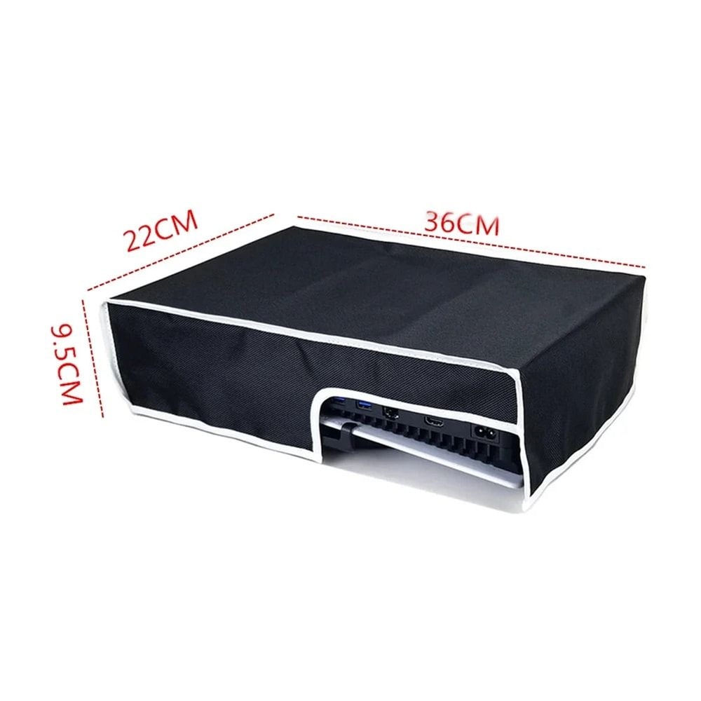 PS5 Slim Console Dust Cover Waterproof Anti Scratch Protector For Vertical Or Horizontal Setup 10