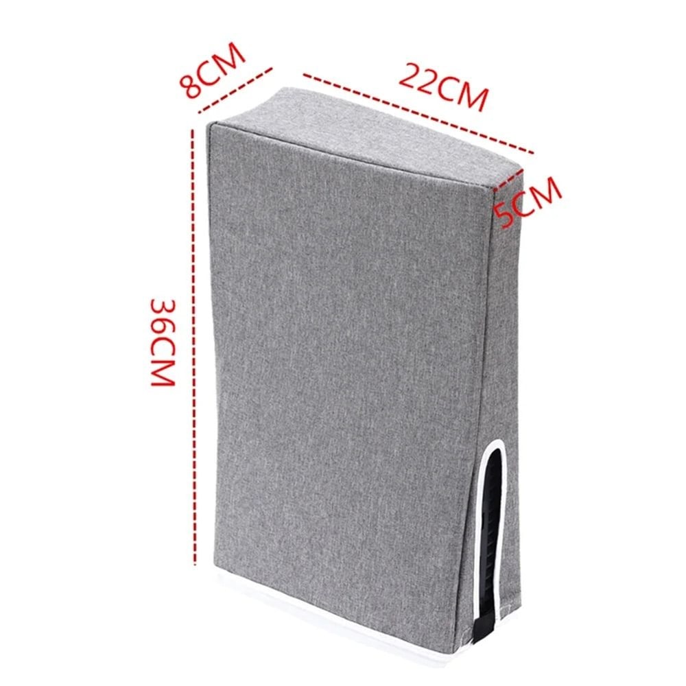 PS5 Slim Console Dust Cover Waterproof Anti Scratch Protector For Vertical Or Horizontal Setup 6