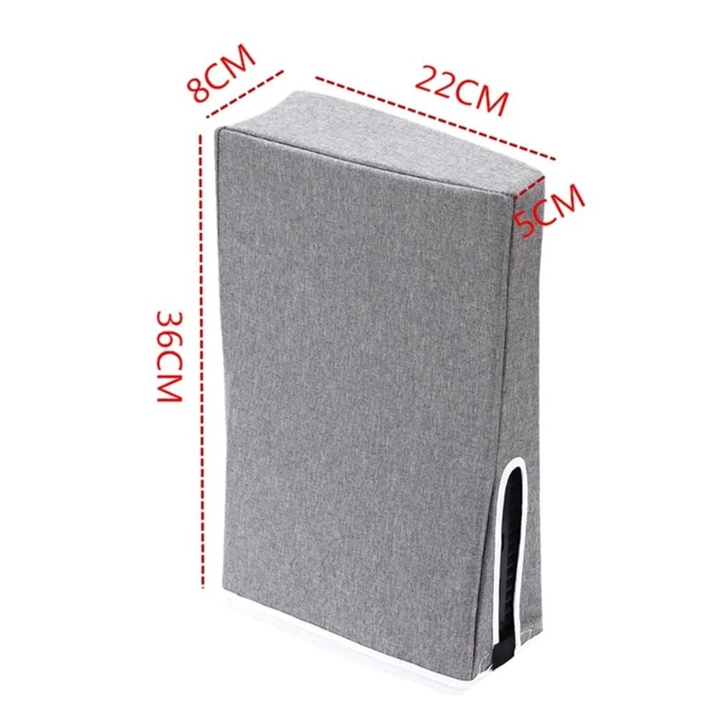 PS5 Slim Console Dust Cover Waterproof Anti Scratch Protector For Vertical Or Horizontal Setup 6