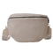 Fashion Suede Women Waist Bag Retro Half Moon Chest Bag With Wide Strap 5