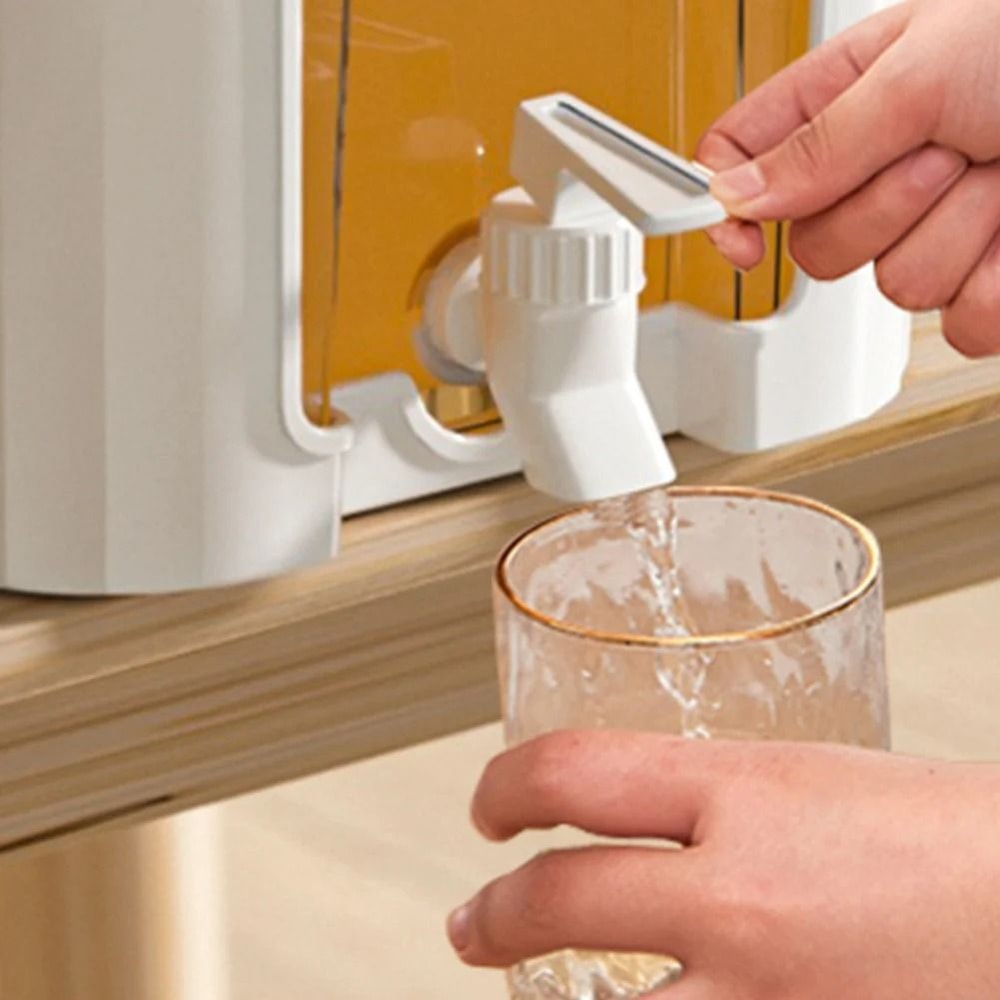 5L Refrigerator Juice Pitcher With Faucet And Bracket Cold Water And Beverage Dispenser 3