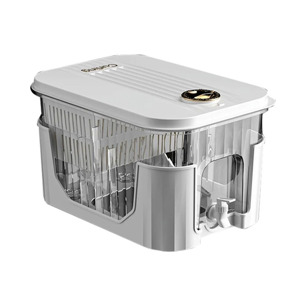 5L Refrigerator Juice Pitcher With Faucet And Bracket Cold Water And Beverage Dispenser 6