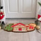 Gingerbread Kitchen Rug Christmas Doormat NonSlip Imitation Cashmere Floor Mat 2