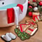 Gingerbread Kitchen Rug Christmas Doormat NonSlip Imitation Cashmere Floor Mat 3