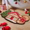 Gingerbread Kitchen Rug Christmas Doormat NonSlip Imitation Cashmere Floor Mat 4