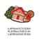 Gingerbread Kitchen Rug Christmas Doormat NonSlip Imitation Cashmere Floor Mat 5