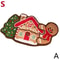 Gingerbread Kitchen Rug Christmas Doormat NonSlip Imitation Cashmere Floor Mat 6
