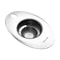 Stainless Steel Egg White Separator Ergonomic Yolk Filter Funnel Spoon Tool 8