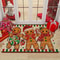 Christmas Carpet Gingerbread Man Doormat Soft Welcome Mat Living Room Rug For Bedroom Outdoor Home 0