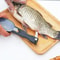 Fish Skin Brush Scraping Tool Fish Scale Remover And Gutting Knife Seafood Cleaning Tool 2