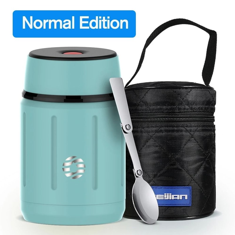 Food Thermos Vacuum Lunch Box Stainless Steel 750ML With Spoon 10