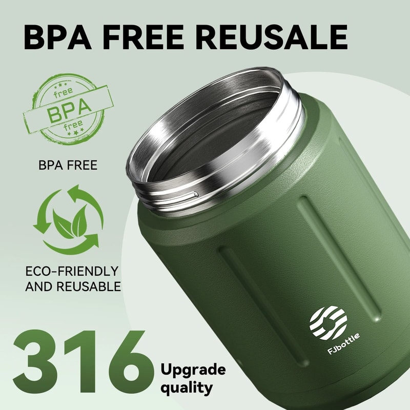 Food Thermos Vacuum Lunch Box Stainless Steel 750ML With Spoon 4