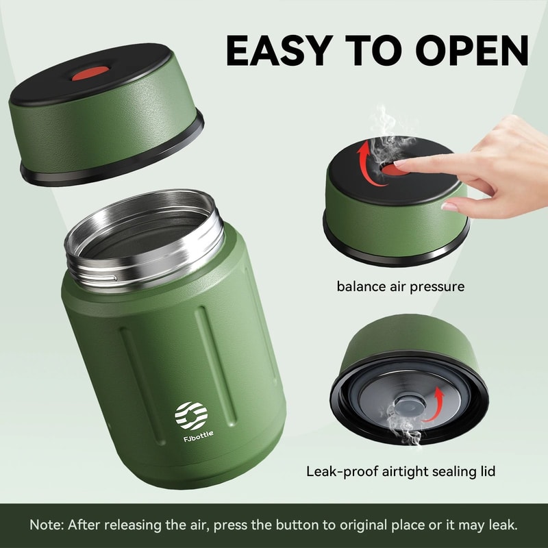 Food Thermos Vacuum Lunch Box Stainless Steel 750ML With Spoon 5