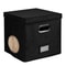 Vinyl Record Storage Box For 12Inch LP Albums With Lid And Handles 4