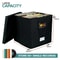 Vinyl Record Storage Box For 12Inch LP Albums With Lid And Handles 6