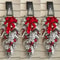 Flocked PVC Christmas Wreath And Garland Decor For Doors Trees And Holiday Home Styling 7