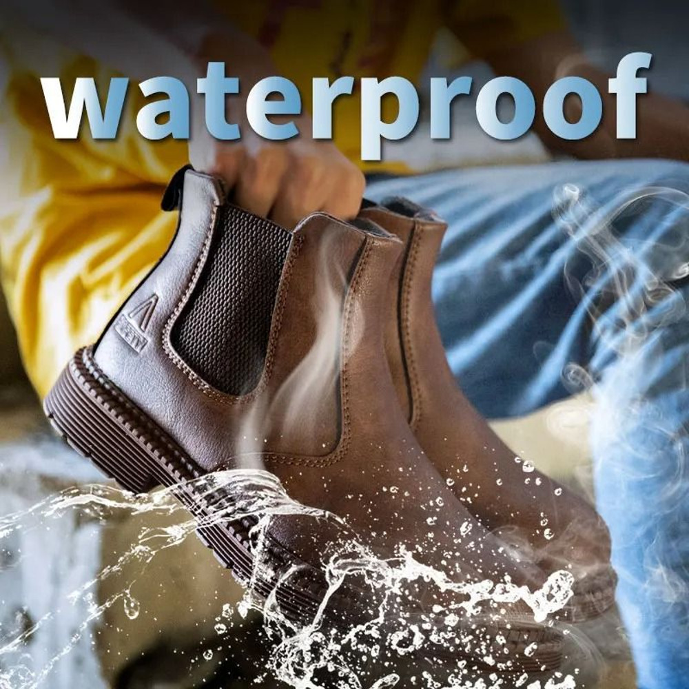 Men Waterproof Steel Toe Work Safety Boots 6